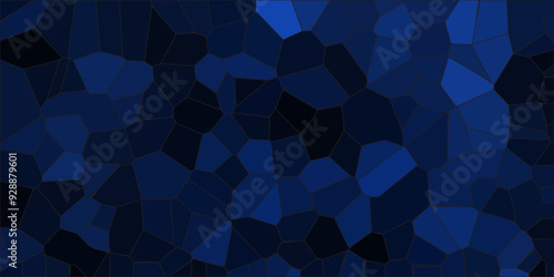 Abstract Seamless light blue Quartz Crystal Pixel Diagram Background. Black vector low poly cover. Dark Multicolor Broken Stained-Glass Background with dark lines. Geometric Retro tiles pattern.	
