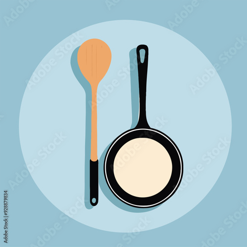 illustration of utensils