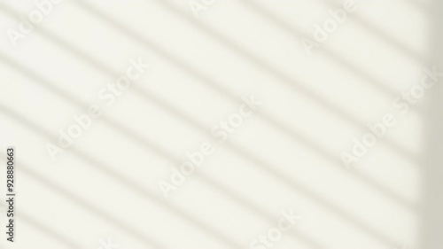 The light from the window blinds on the wall, the shadow lines from the curtain, blurry shadows and silhouettes.. Mockup, copy space for text
