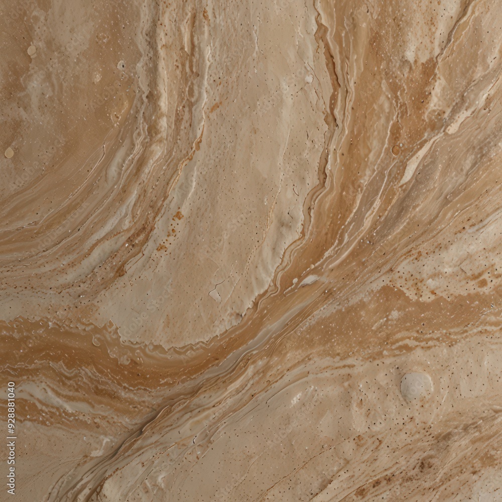 A travertine marble texture with its characteristic porous surface and soft, earthy tones. A travertine marble texture with its characteristic porous surface and soft, earthy tones.