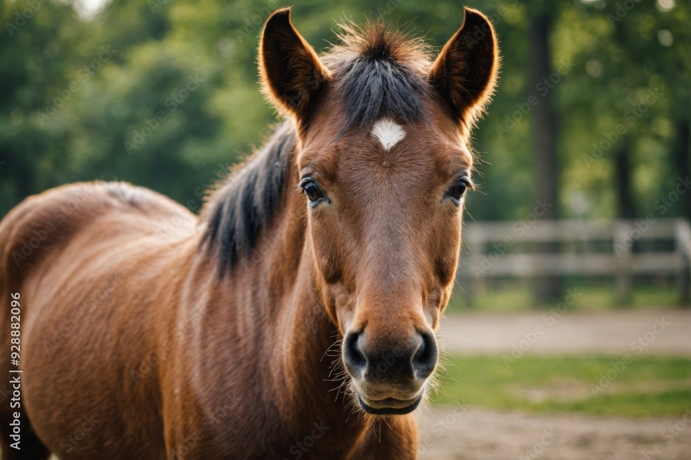 Little horse at small latvian zoo Little horse at small latvian zoo