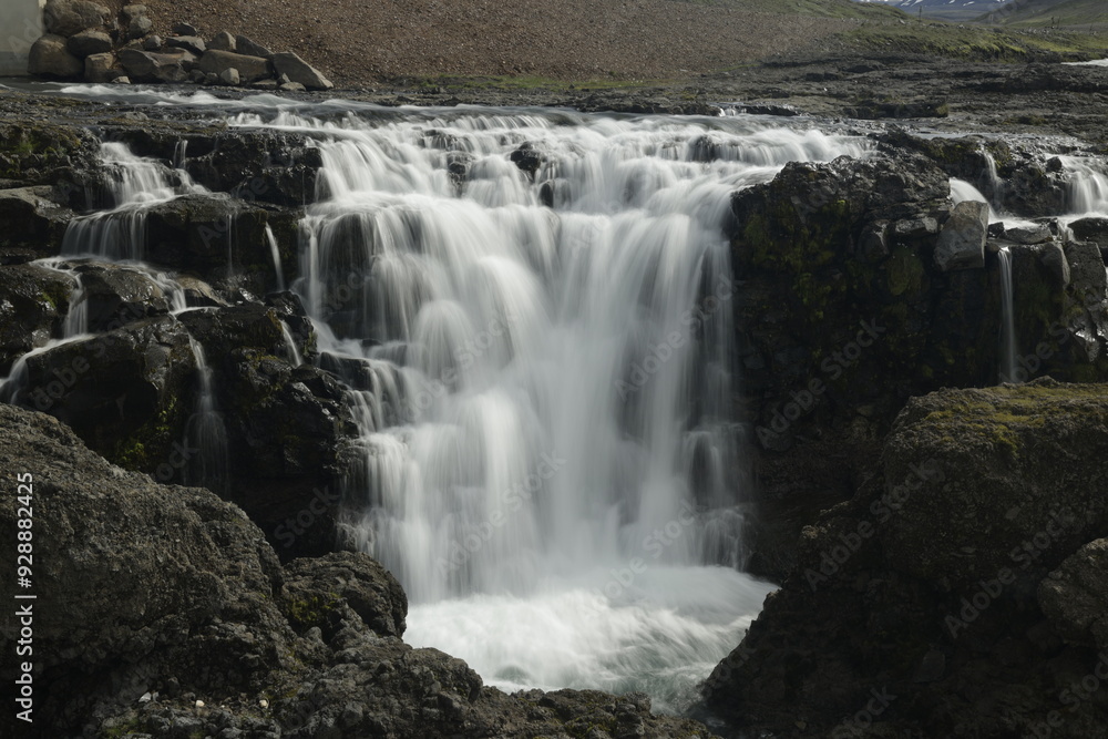 Gýgjarfoss waterfall, iceland Gýgjarfoss waterfall, iceland