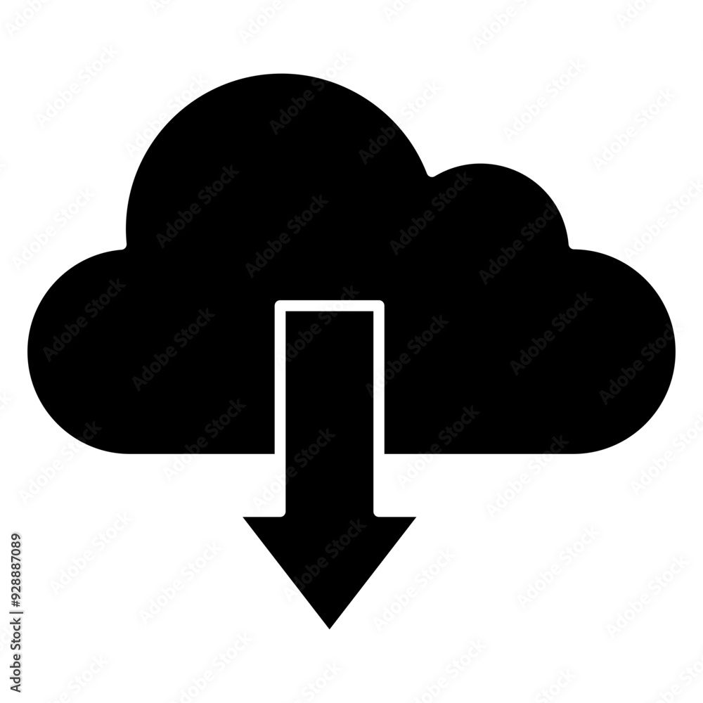 cloud computing download icon cloud computing download icon