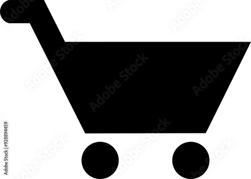 E-commerce shopping cart symbol icon. svg file scalable for the web, lightweight, high resolution