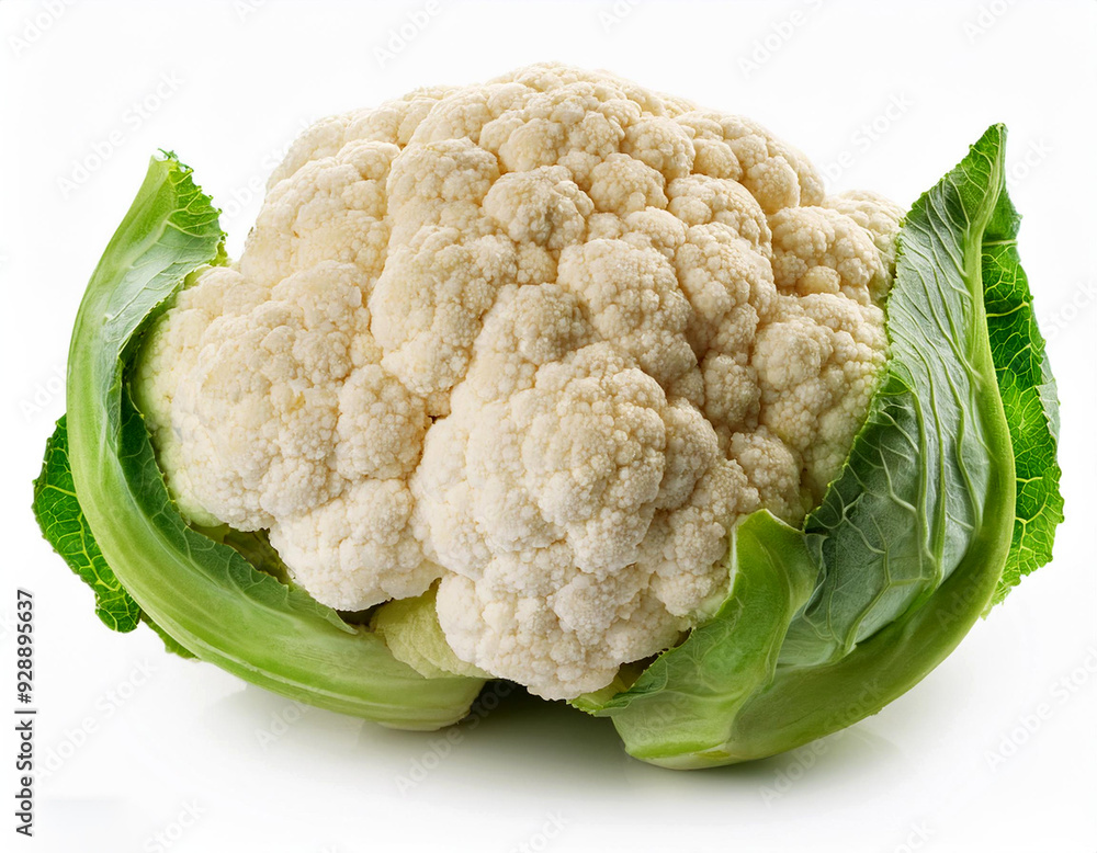 cauliflower against a white backdrop cauliflower against a white backdrop