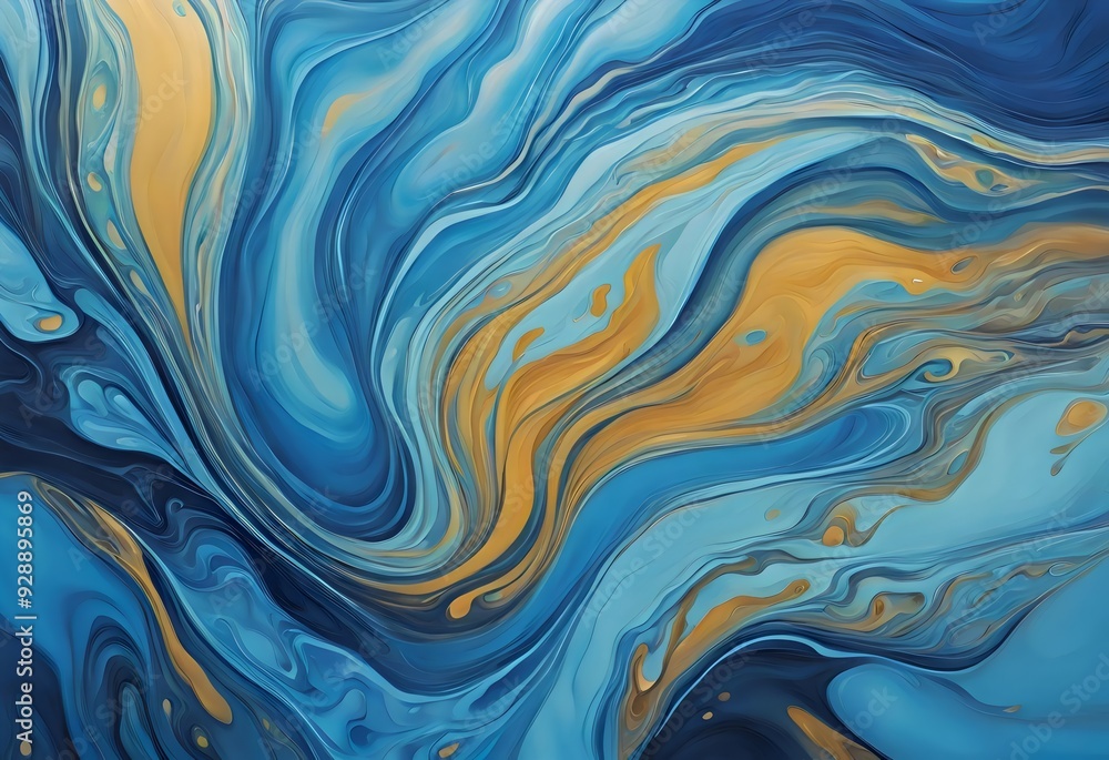 Fototapeta premium Captivating Fluid Background Art - Perfect for Modern Decor, Creative Projects, and Trendy Design