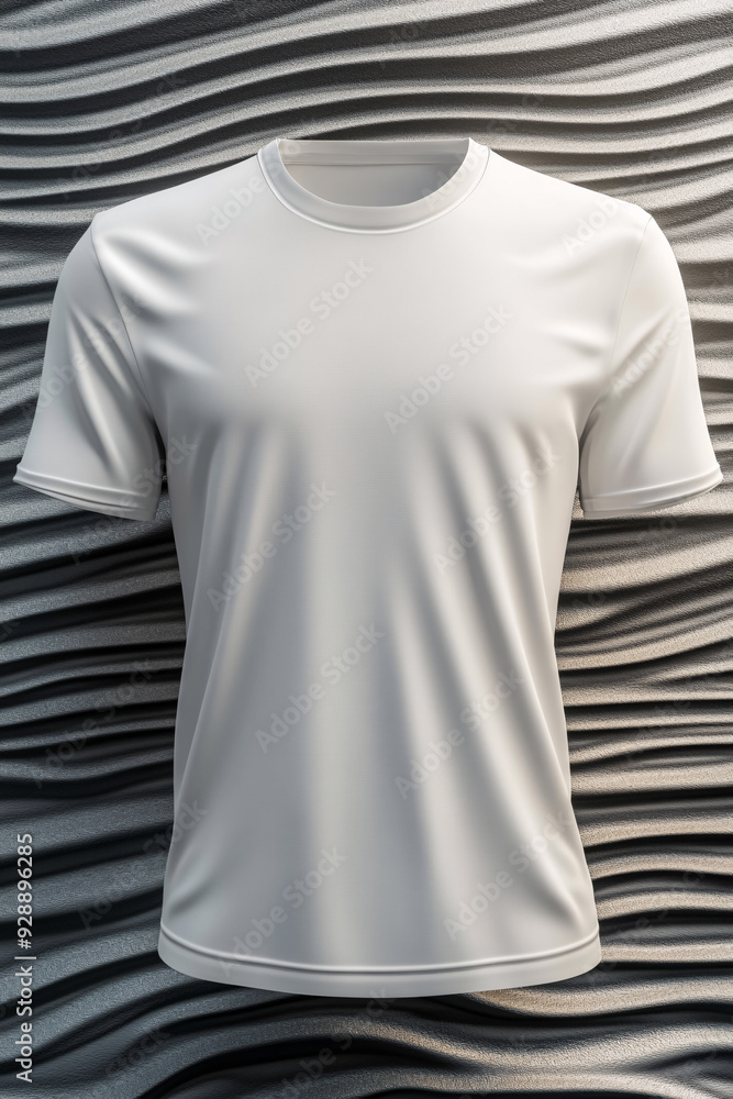 Set Mockup of a t-shirt 3D rendering, with a round neck, universal clothing for women, men, isolated on background. Template of fashion clothes for branding, place for design Set Mockup of a t-shirt 3D rendering, with a round neck, universal clothing for women, men, isolated on background. Template of fashion clothes for branding, place for design
