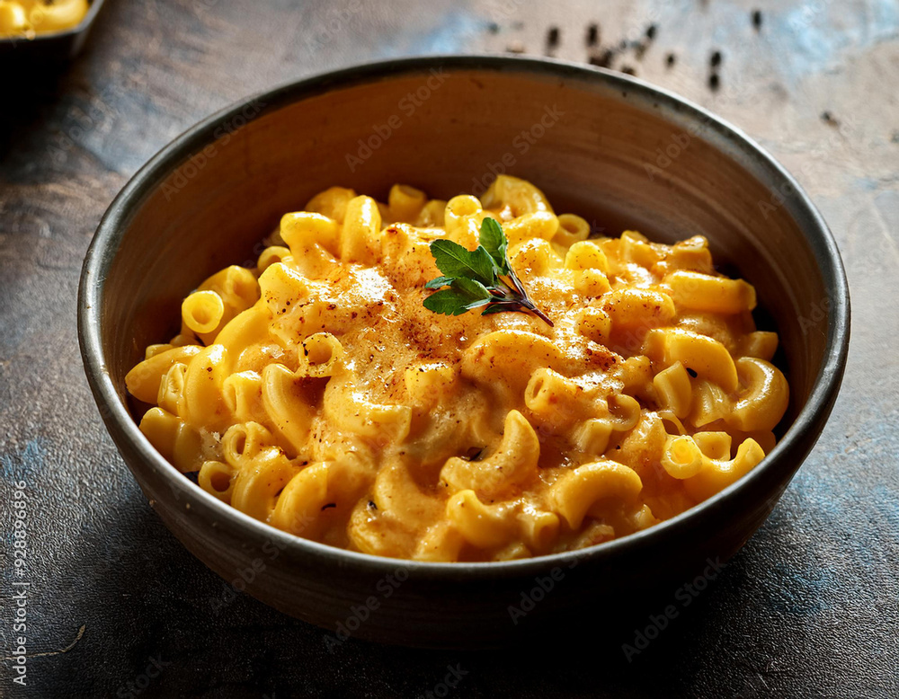 a bowl of fragrant mac and cheese a bowl of fragrant mac and cheese