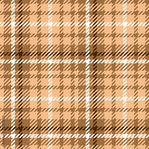 seamless checkered background. vector illustration in the style of tartan cages,  woven texture, plaid blankets, in autumn brown tones