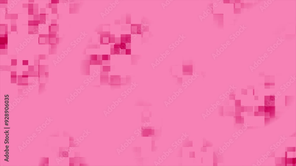 Magenta red color complex squares pattern abstract design technology loop able modern background Magenta red color complex squares pattern abstract design technology loop able modern background