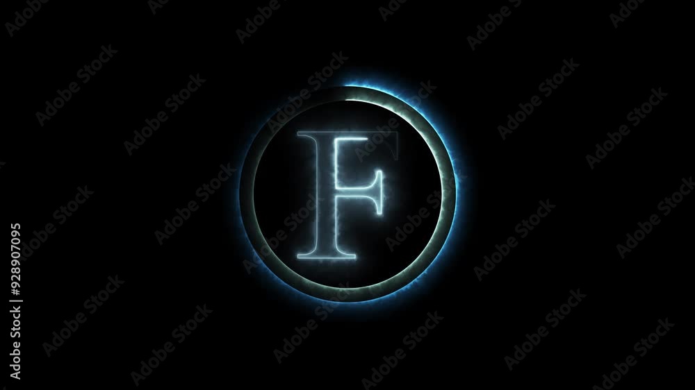 Animated Neon Energy Alphabet, Letter, Font Symbol and Seamless Loop Background. Animated Neon Energy Alphabet, Letter, Font Symbol and Seamless Loop Background.