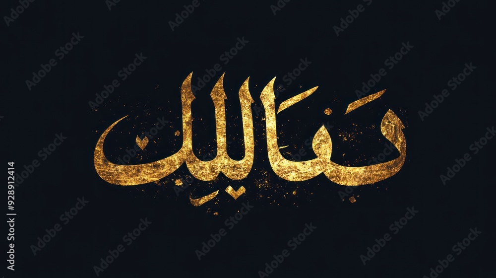 Fototapeta premium Arabic Calligraphy Art