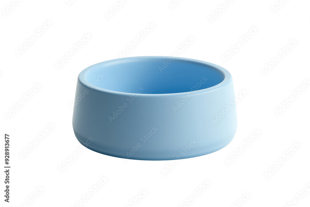 A simple, blue, round, plastic bowl isolated on a transparent background. Perfect for kitchenware, household, or dishwashing related concepts. A simple, blue, round, plastic bowl isolated on a transparent background. Perfect for kitchenware, household, or dishwashing related concepts.