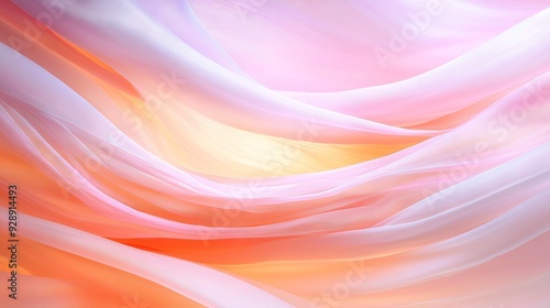  Pink, Orange, Yellow Background - Close Up with White and Yellow Stripe