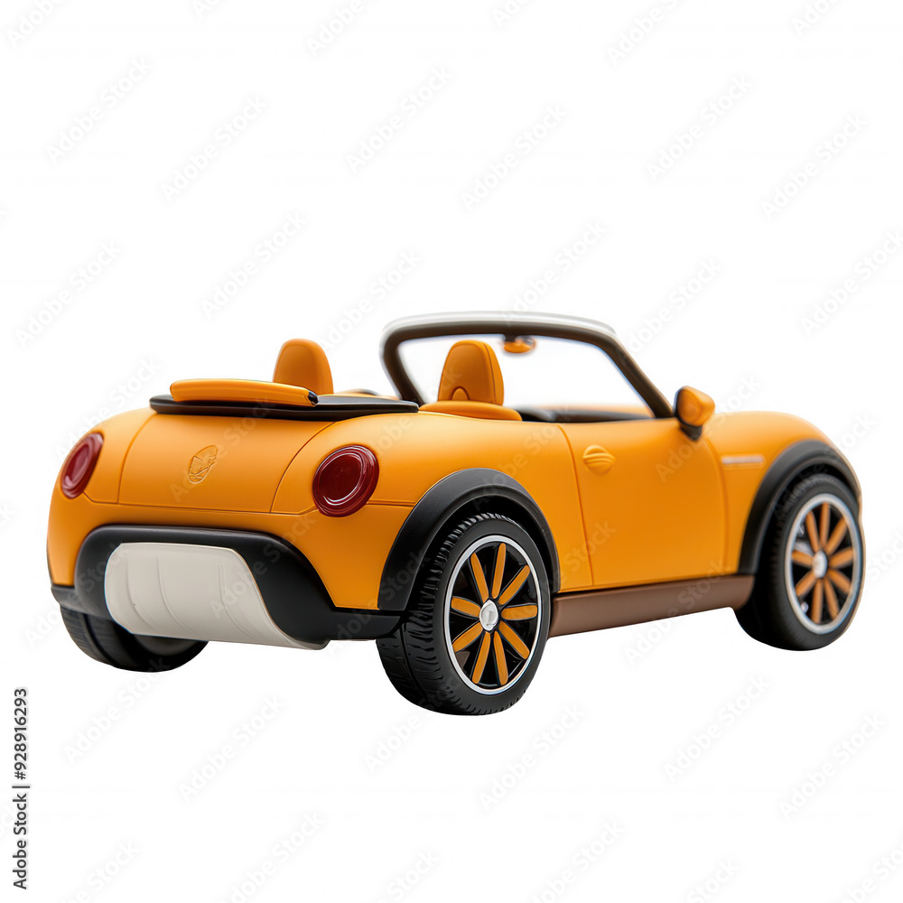 Yellow Convertible Car Concept Design Yellow Convertible Car Concept Design