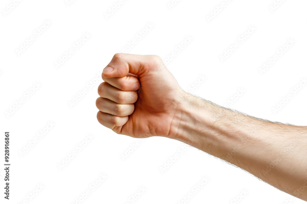 Close-up of a human fist, signifying strength, determination, or protest. Isolated on a transparent background. with natural lighting. Close-up of a human fist, signifying strength, determination, or protest. Isolated on a transparent background. with natural lighting.