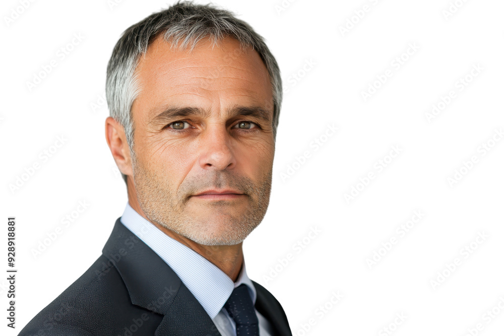 Confident mature man in a suit, transparent background. professional business portrait for stock photo use. Confident mature man in a suit, transparent background. professional business portrait for stock photo use.