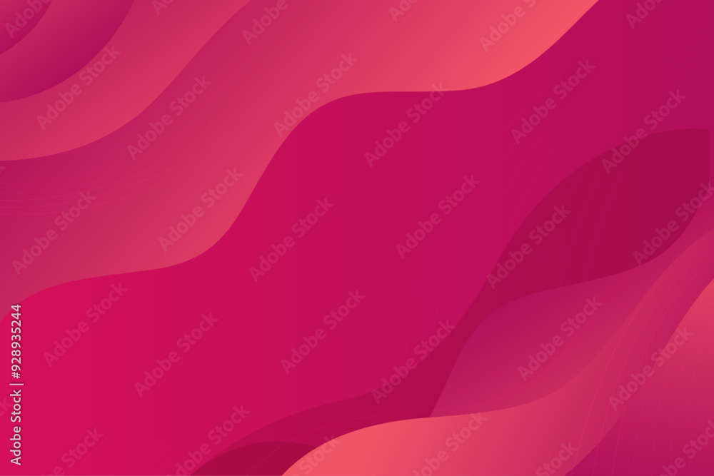 Abstract pink background with waves, Pink banner Abstract pink background with waves, Pink banner