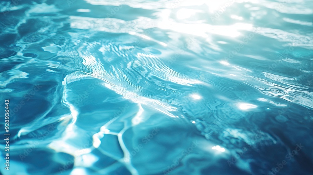 Transparent blue clear water surface texture soft ripples sunlight reflections natural fluidity calming aesthetic ocean vibes minimalistic design depth visual high-quality wallpaper art serene Transparent blue clear water surface texture soft ripples sunlight reflections natural fluidity calming aesthetic ocean vibes minimalistic design depth visual high-quality wallpaper art serene