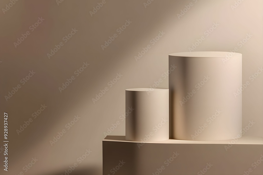 minimalistyczne tło, beżowe, cylindryczne postumenty, różne rozmiary, ciepłe odcienie, elegancka ekspozycja, fotografia produktowa, miękkie oświetlenie, gładkie tekstury, subtelne tło, prosta elegancj minimalistyczne tło, beżowe, cylindryczne postumenty, różne rozmiary, ciepłe odcienie, elegancka ekspozycja, fotografia produktowa, miękkie oświetlenie, gładkie tekstury, subtelne tło, prosta elegancj