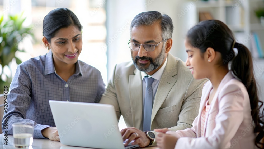 An Indian insurance broker guiding clients through the insurance claim process.
An Indian insurance broker guiding clients through the insurance claim process.