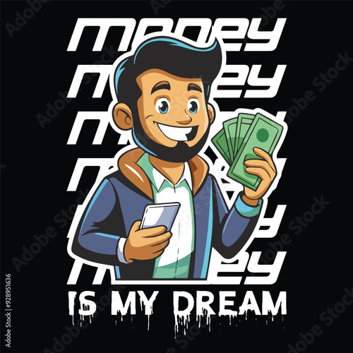 money is my dream t shirt design