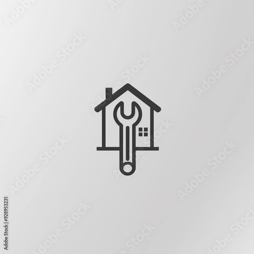 Logo of home service