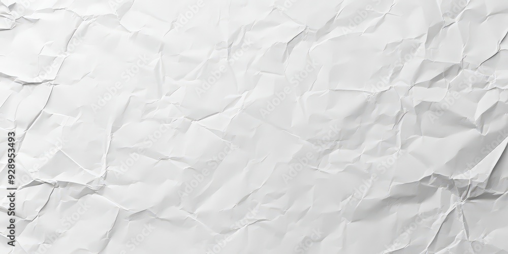 White crumpled paper texture background White crumpled paper texture background