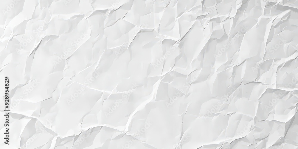 White crumpled paper texture background White crumpled paper texture background