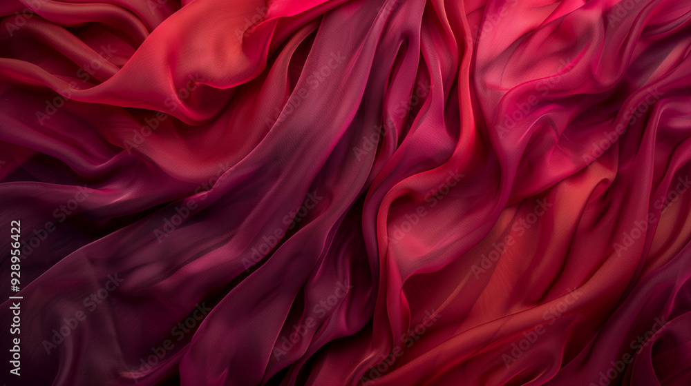 Vivid red and pink fabric folds creating a dynamic and luxurious texture, evoking a sense of warmth and elegance. Vivid red and pink fabric folds creating a dynamic and luxurious texture, evoking a sense of warmth and elegance.