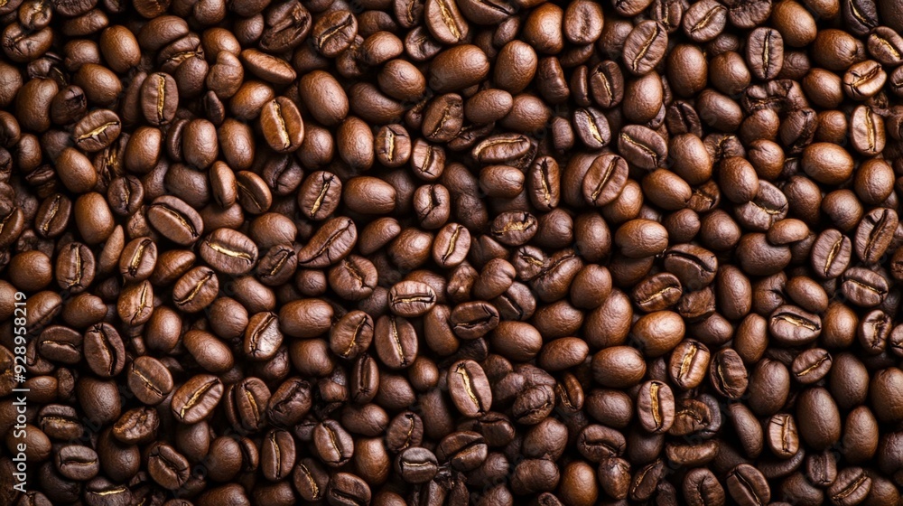 Aromatic Whole Coffee Beans Background - Freshness and Quality in Every Grain Aromatic Whole Coffee Beans Background - Freshness and Quality in Every Grain