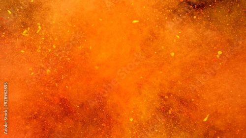 Colored powder dust abstract background . Freeze motion.
