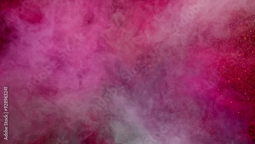 Colored powder dust abstrac...
