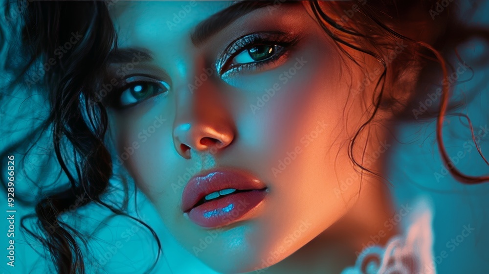 A soft and sensual fashion shoot of a model in a studio, with expressive facial emotions and elegant accessories A soft and sensual fashion shoot of a model in a studio, with expressive facial emotions and elegant accessories
