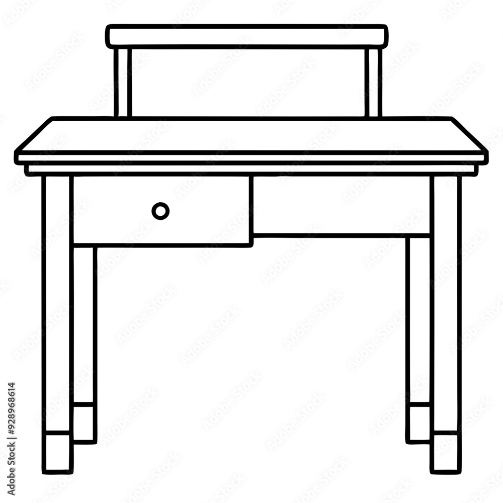 table isolated on white table isolated on white