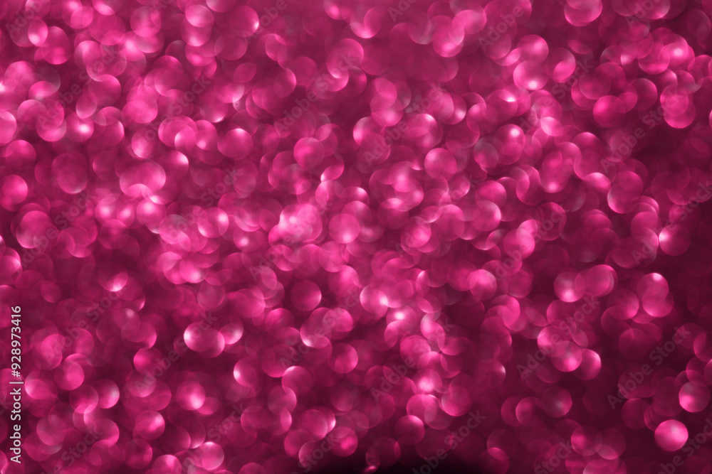 Pink glitter bokeh background with defocused sparkling lights, abstract shiny texture. Holiday lights Pink glitter bokeh background with defocused sparkling lights, abstract shiny texture. Holiday lights