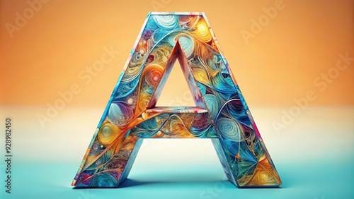 letter+a+abstract photo