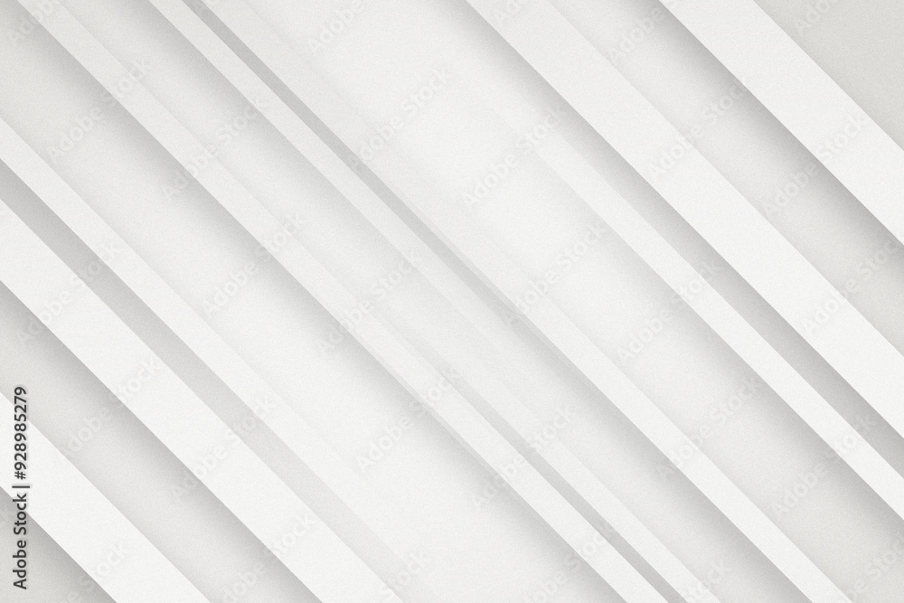 Abstract geometric white and gray stripes diagonal lines Background design Technology and modern concept. White and grey minimal and elegant background with subtle dust grain noise effect texture. Abstract geometric white and gray stripes diagonal lines Background design Technology and modern concept. White and grey minimal and elegant background with subtle dust grain noise effect texture.