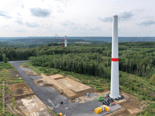 Windkraftausbau am Rand des Ruhrgebiets - Energiewende in NRW photo