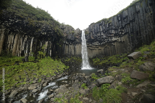 svartifoss waterfall, iceland