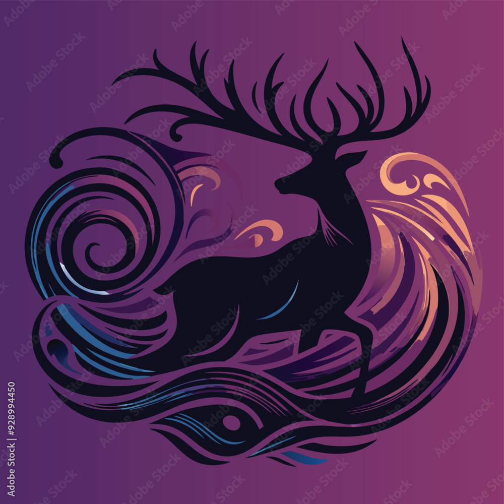 deer vector silhouette illustrator Illustrator Artwork deer vector silhouette illustrator Illustrator Artwork