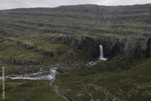 Waterfall, Flögufoss , Iceland