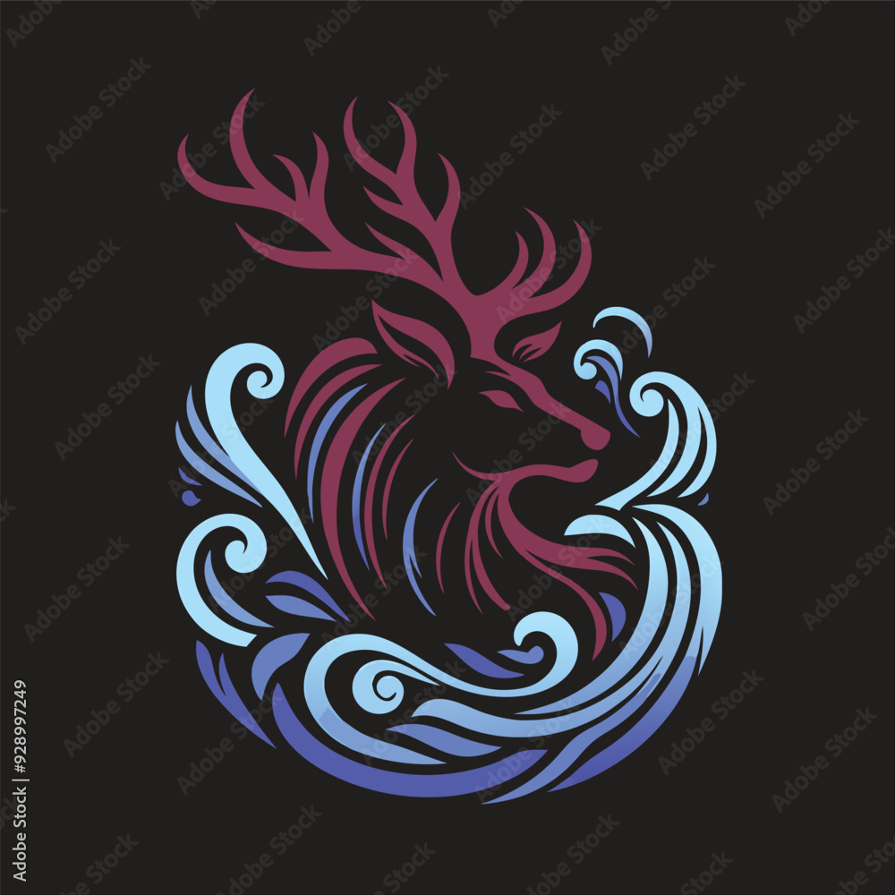 Deer vector silhouette illustrator Illustrator Artwork Deer vector silhouette illustrator Illustrator Artwork