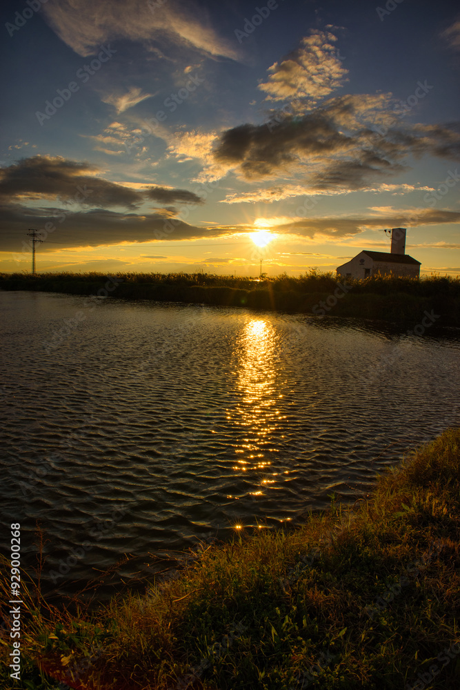 Albufera valencia, Landscape, sunset, summer, lake, scenic, Colorful, Idyllic, Relaxation, relax