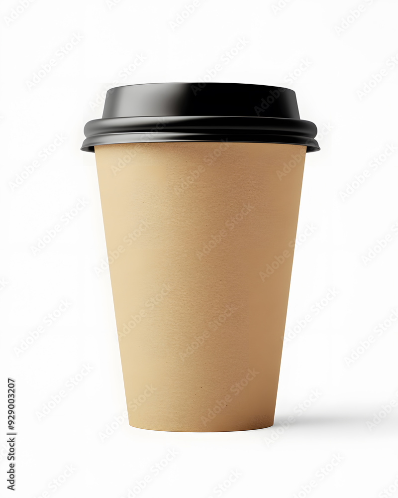 Paper cup coffee take away mockup isolated on white background Paper cup coffee take away mockup isolated on white background