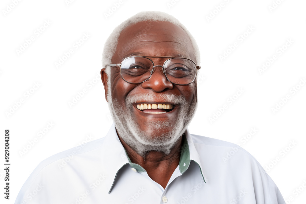 African elderly man smiling on transparent background. Subjects related to old age. Afro american. Black man. Transparent background png cutouts. Retirement home. African country. African elderly man smiling on transparent background. Subjects related to old age. Afro american. Black man. Transparent background png cutouts. Retirement home. African country.