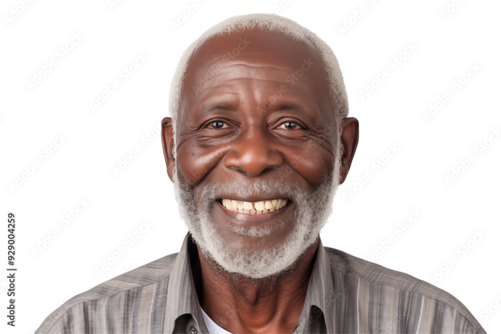 African elderly man smiling on transparent background. Subjects related to old age. Afro american. Black man. Transparent background png cutouts. Retirement home. African country. African elderly man smiling on transparent background. Subjects related to old age. Afro american. Black man. Transparent background png cutouts. Retirement home. African country.