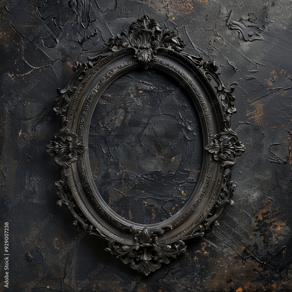 Ornate antique mirror Ornate antique mirror