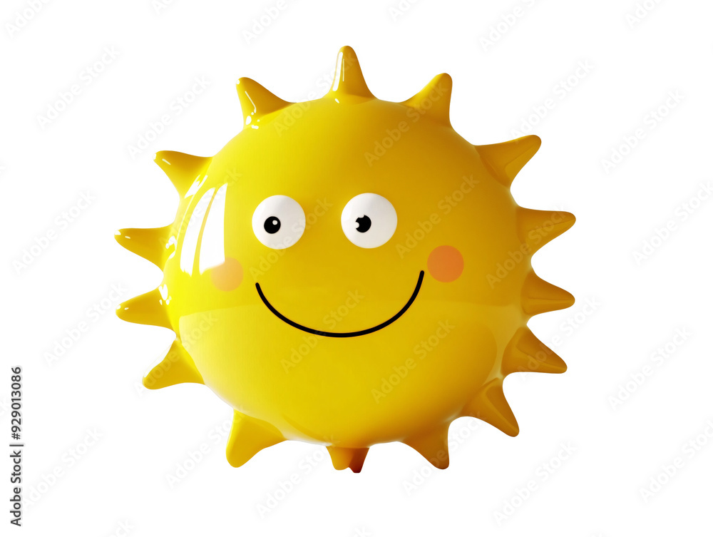 a yellow sun with a face a yellow sun with a face