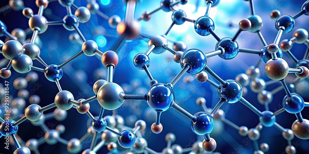 rendering of molecules with intricate details of atomic bonds and structures , science, chemistry, molecular structure rendering of molecules with intricate details of atomic bonds and structures , science, chemistry, molecular structure